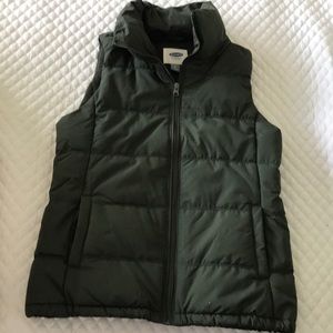Old navy olive green vest